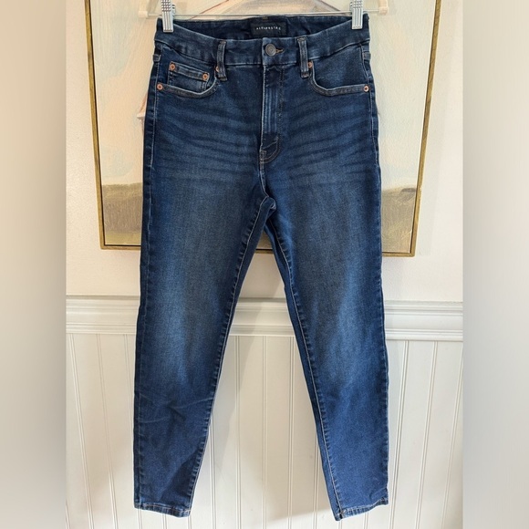 AEROPOSTALE High Rise Curvy Jegging Dark Wash Size 12 - Picture 4 of 10